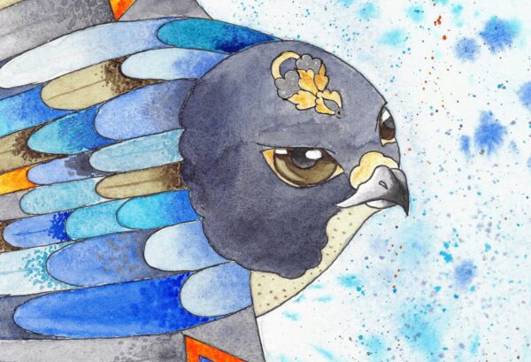 Feather Harmony Watercolor Painting - Image 6