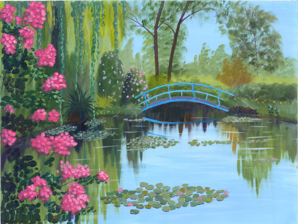 Lake art print