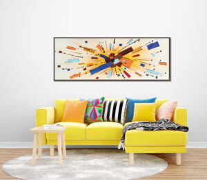 Color Explosion abstract painting