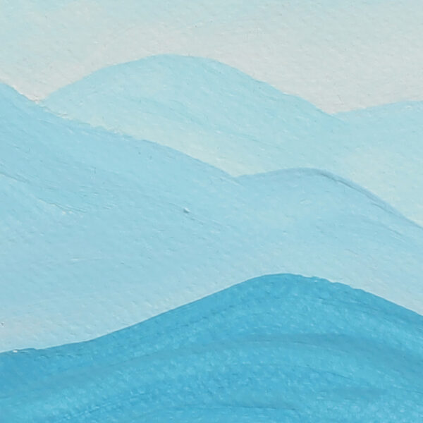Turqoise Hills Abstract Painting - Image 3