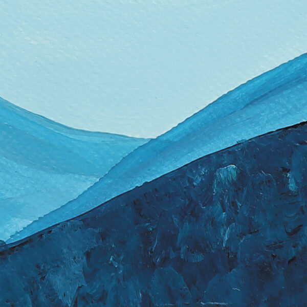 Turqoise Hills Abstract Painting - Image 5