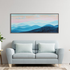Turqoise Hills Abstract Painting