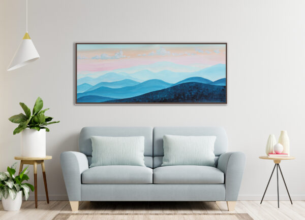 Turqoise Hills Abstract Painting