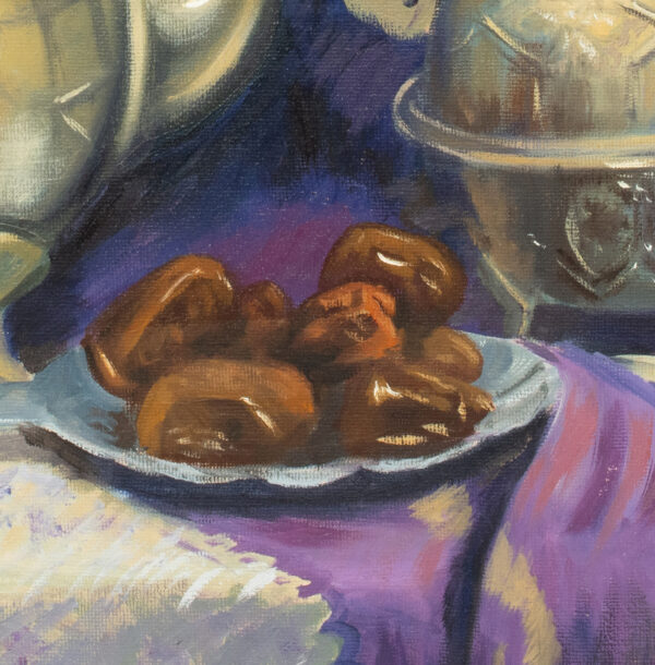 Oriental still life painting by Tatyana Bondareva
