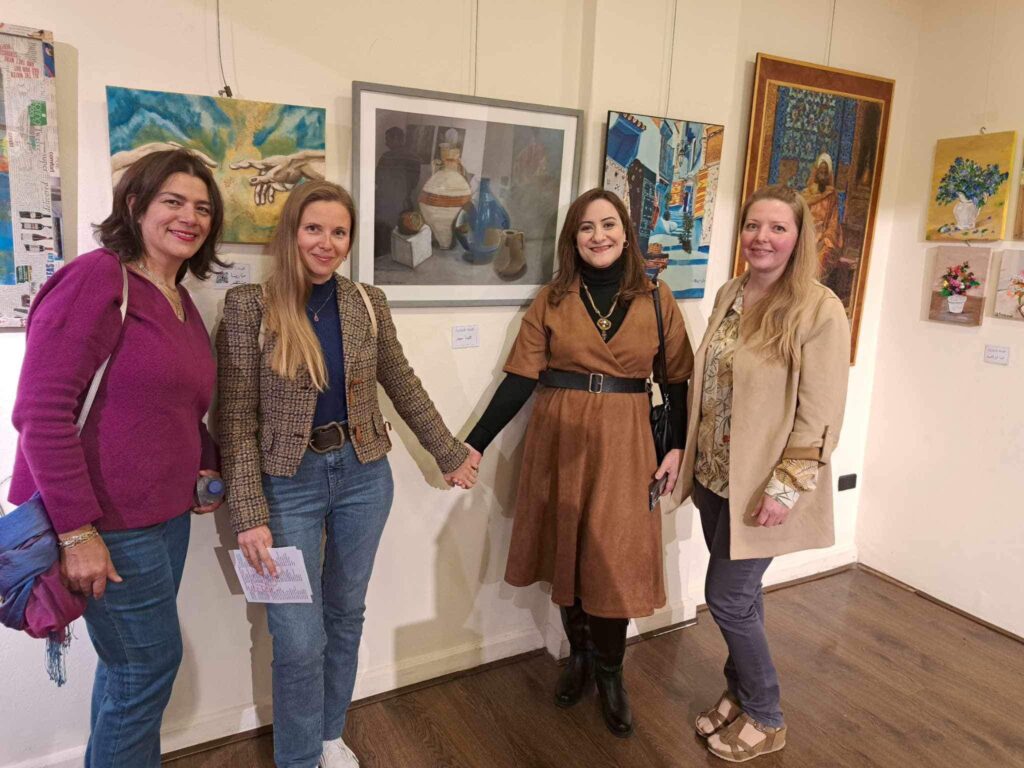 Tatyana Bondareva in Lamasatt Art Gallery Cairo