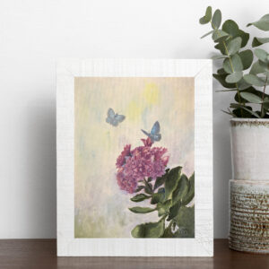 Kalanchoe flowers oil painting by Tatyana Bondareva