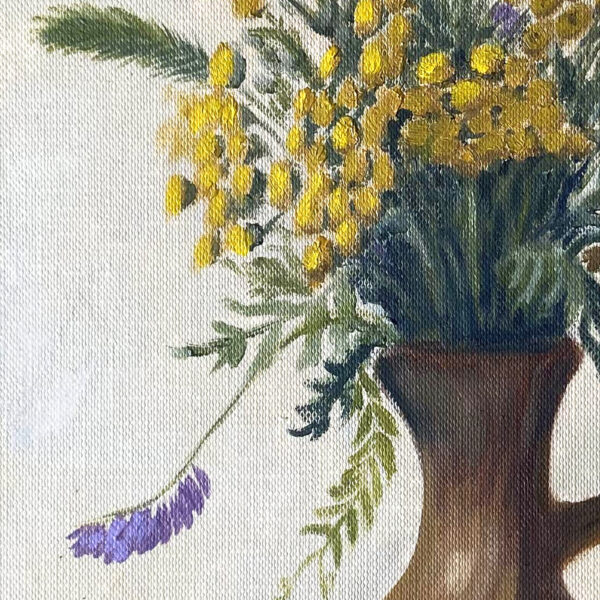 Tansy oil painting by Tatyana Bondareva